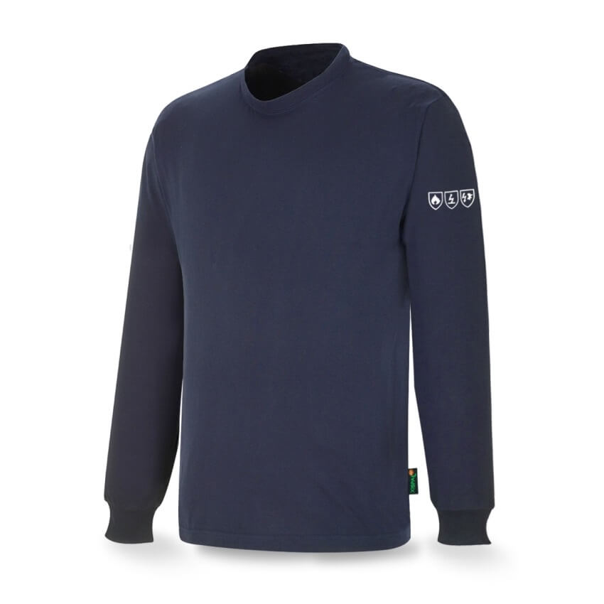 Camisa ignífuga y antiestática tejido de punto XISPAL 988-TSIA - Referencia 988TSIAAM