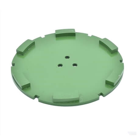 Corona satélite diamante Viudez de 225mm - 9 segmentos PB-60 Verde 