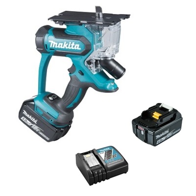 Cortador para tabiquería seca Makita DSD180 completo 18V con 2 baterías 4Ah - Referencia DSD180