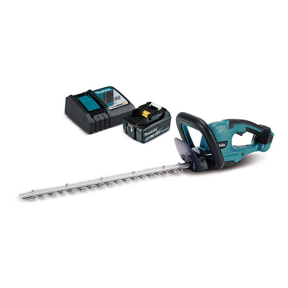 Makita DUH507RT con una batería 5Ah - Cortasetos 18V LXT 50cm 