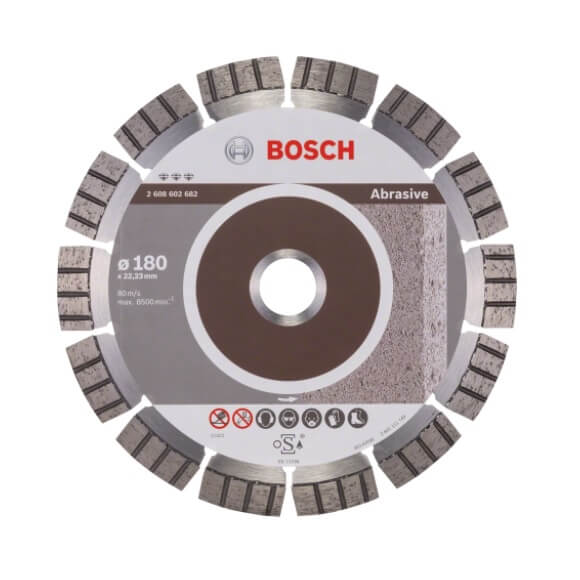 Disco de diamante Best for Abrasive Bosch para amoladora de 230mm - Referencia 2608602683