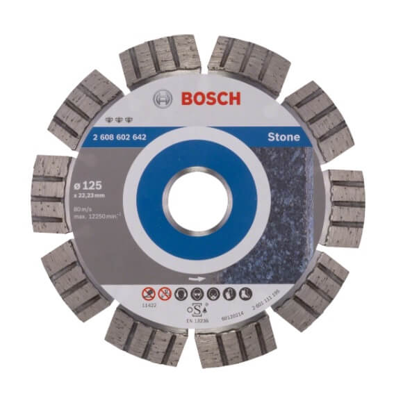 Disco de diamante Best for Stone Bosch para amoladoras de 115mm - Referencia 2608602641