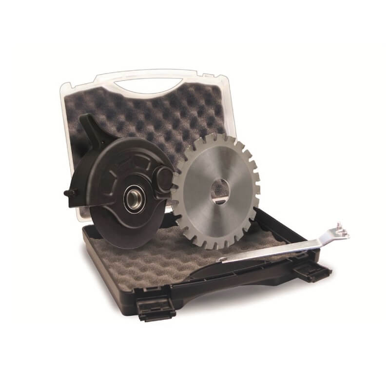 Disco de corte de madera para amoladora SAFESAW STEEL de 230mm con protector 