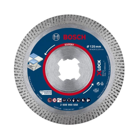 Disco de diamante expert hardceramic Bosch X-LOCK - 85mm - Referencia 2608900656