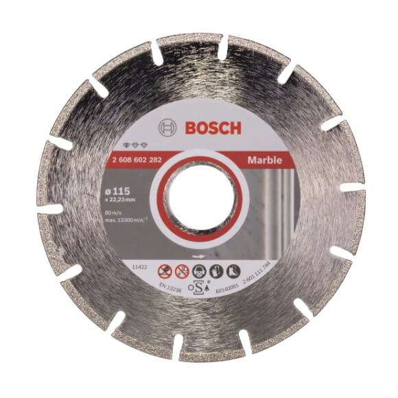 Disco de diamante Standard for Marble Bosch para amoladoras de 115mm - Referencia 2608602282