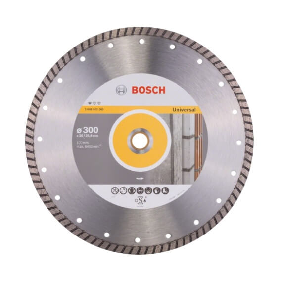 Disco de diamante Standard for Universal Turbo Bosch para sierras mesa de 300mm - Referencia 2608602586