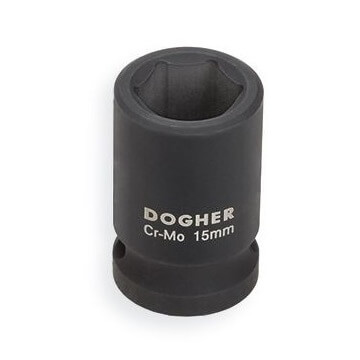 Llave vaso de impacto 1/2' boca hexagonal  Dogher - 19mm - Referencia 570-19