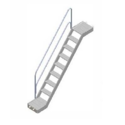 Escalera para andamios FERMAR de 8 peldaños 3x2m