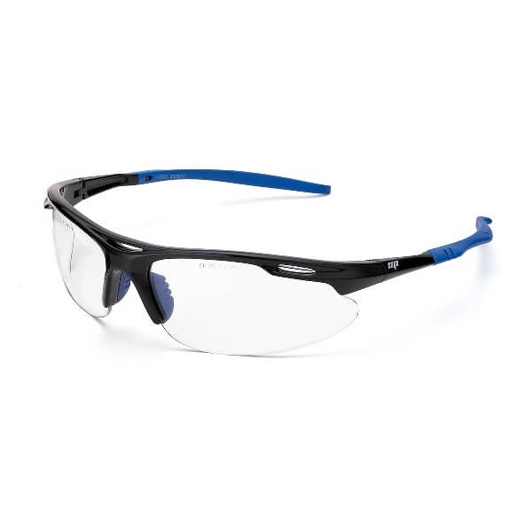 Gafas Protección Wolfpack EN166 - Lentes Policarbonato Gris, Patillas Ajustables