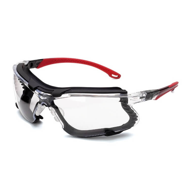 Gafas de ocular incoloro con patillas flexibles y foam anti-impactos Mod. LITIO - Referencia 2188-GLIC