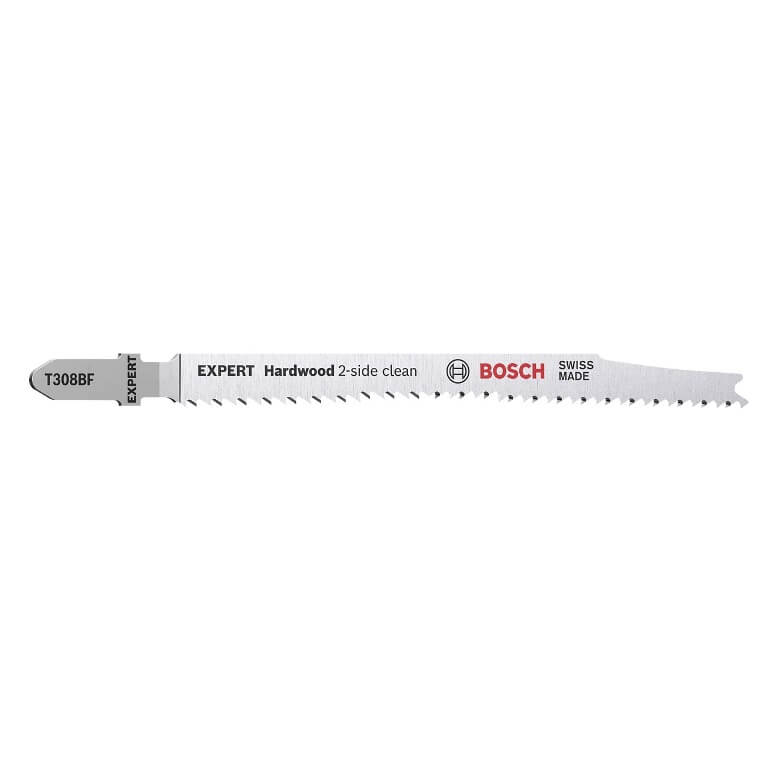 Hoja de sierra de calar expert Bosch Hardwood 2-side clean T 308 BF (Caja 5 unidades) - Referencia 2608900544