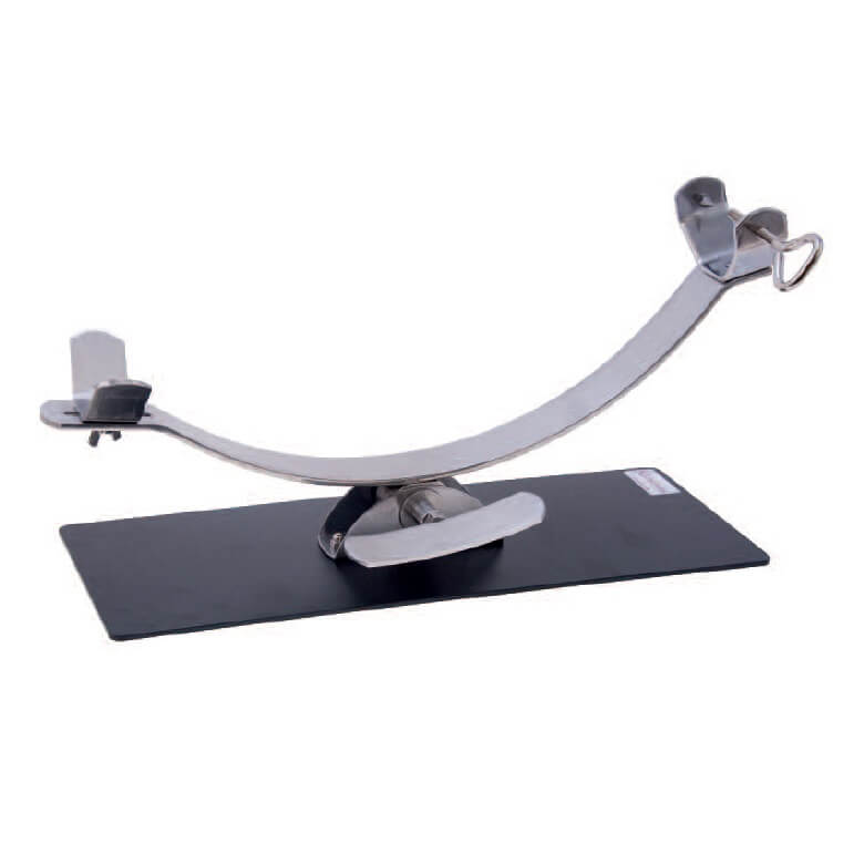 Jamonero balancín pletina INOX Base Negra Flores Cortés - Referencia 17938
