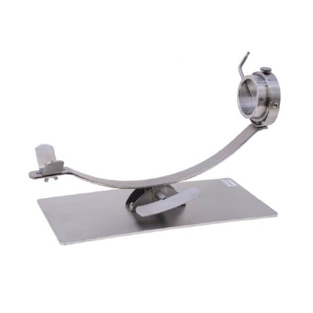 Jamonero giratorio balancín INOX Flores Cortés - 500x250x6mm - Referencia 17937