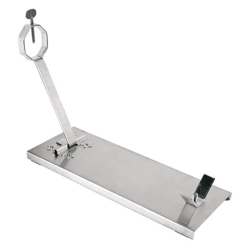 Jamonero plegable de INOX (Soporte O) Flores Cortés D.Benito - Referencia 17603
