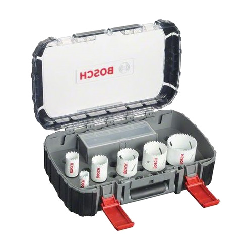 Coronas Bosch Progressor para electricistas (Set 9 piezas) - Referencia 2608580873