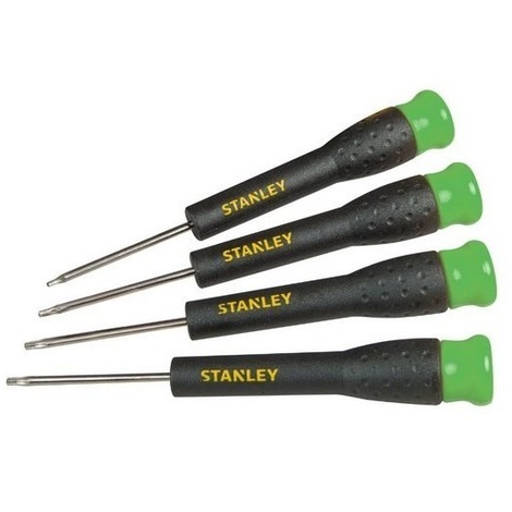 Destornilladores Torx de Precisión Stanley (Juego 4 uds)