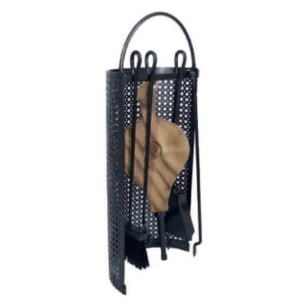 Juego accesorios chimenea pantalla 5 piezas Flores Cortés - Referencia 35040