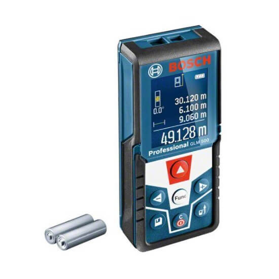 Bosch GLM 500 Professional - Medidor láser de distancias de 50 metros - Referencia 0601072H00