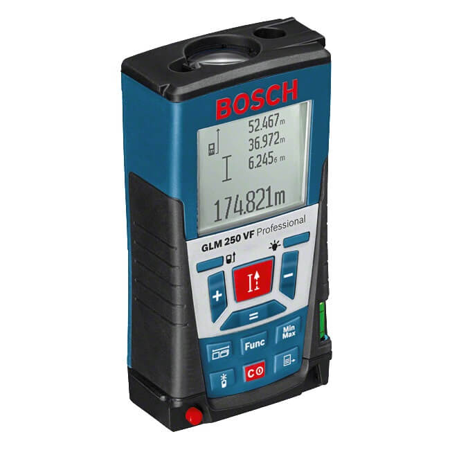 Bosch GLM 250 VF Professional - Medidor láser de 250 metros - Referencia 0601072100