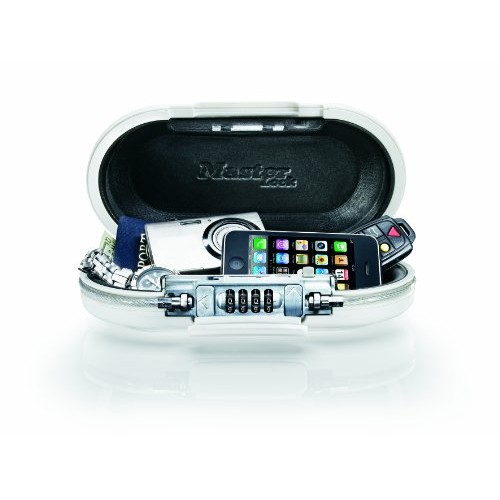 Minicofre ABS seguridad portátil con combinación Masterlock 5900EURDWHT - Referencia 5900EURDWHT