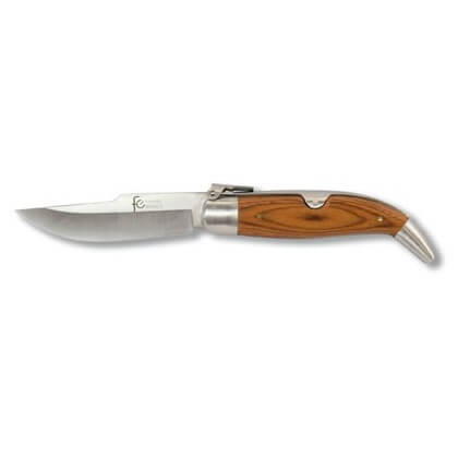 Navaja de madera Flores Cortés con hoja de INOX de 100mm - Referencia 11886