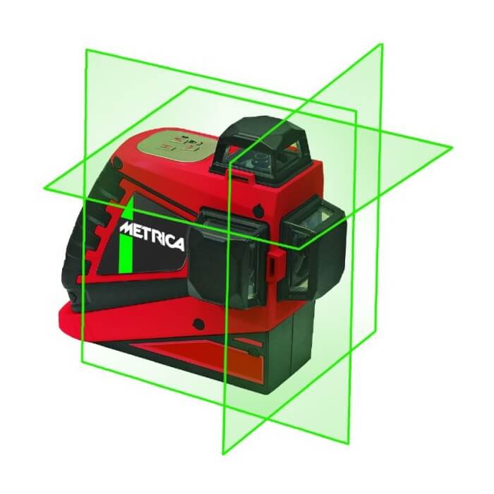 Nivel láser Metrica 3D PRO con haz verde