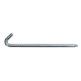 Piqueta corrugada galvanizada de 300x8mm. - Referencia 49613