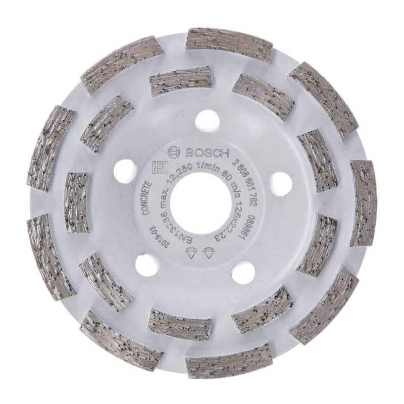 Cabezal de rectificación de diamante Bosch para hormigón Profes. - Ø125mm - Referencia 2608601762