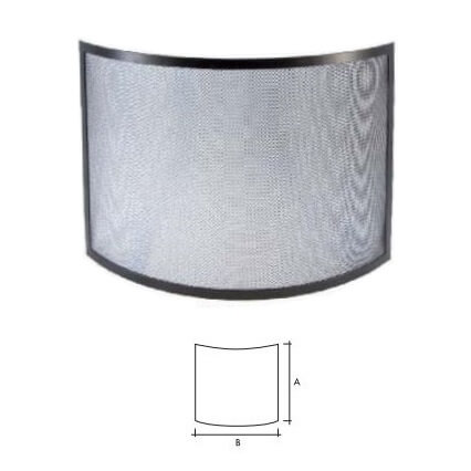 dividir Escultor Conmemorativo Salvachispas curvo Flores Cortés - 670x900mm | Comprar en C.Turró