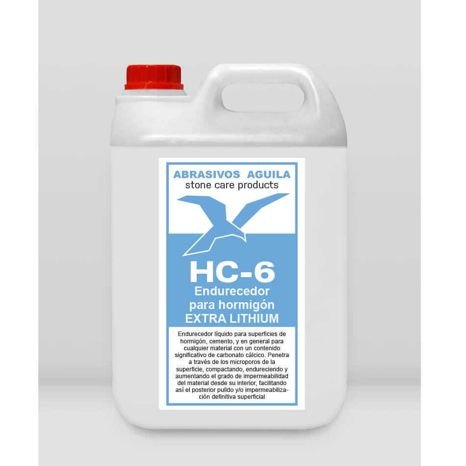 Sellador impermeabilizante de Litio para hormigón Aguila HC-6 de 5 litros