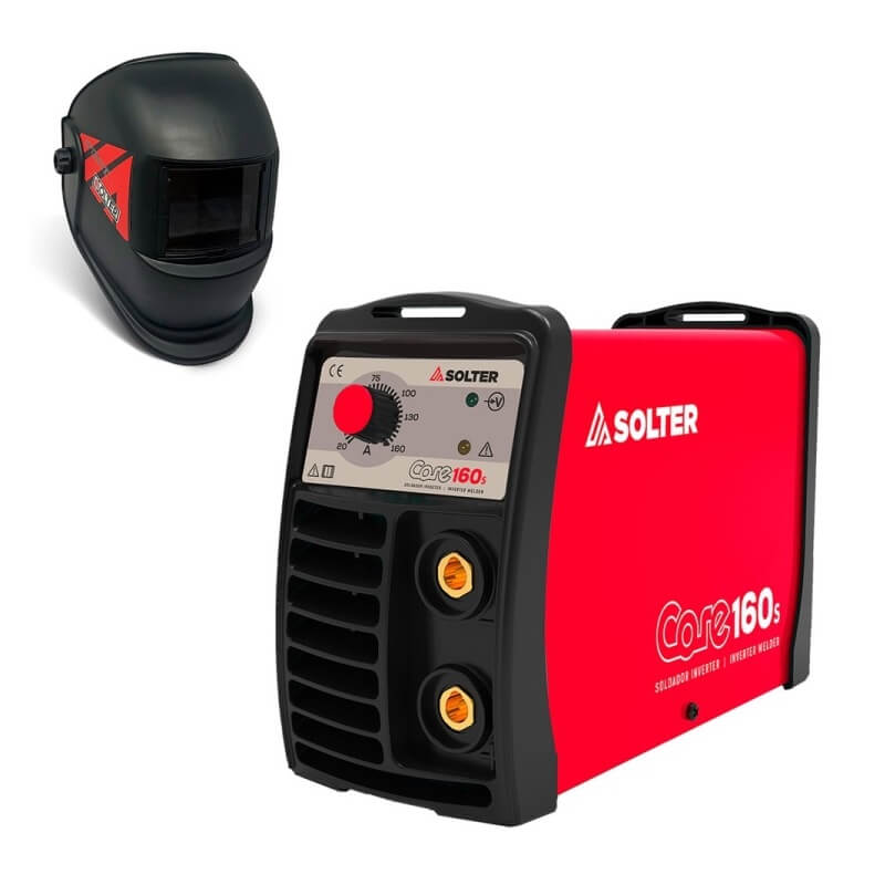 Solter CORE 160s con maletín + Optimatic 55 - Soldador Inverter de 160Amp 