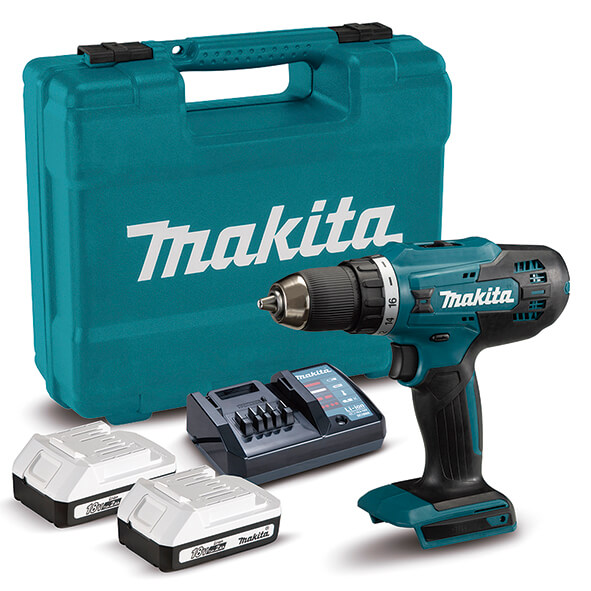 Makita DF488D004 con 2 baterías de 2Ah - Taladro