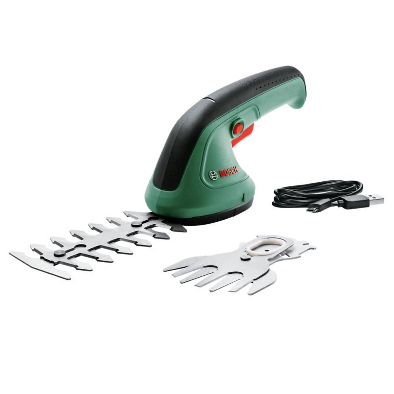 Set tijeras cortacésped y arreglasetos a batería Bosch EasyShear - Referencia 0600833303