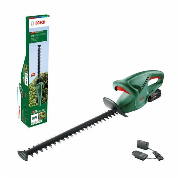Tijeras cortasetos a batería Bosch EasyHedgeCut 18-45 con 1 batería de 2Ah - Referencia 0600849H00